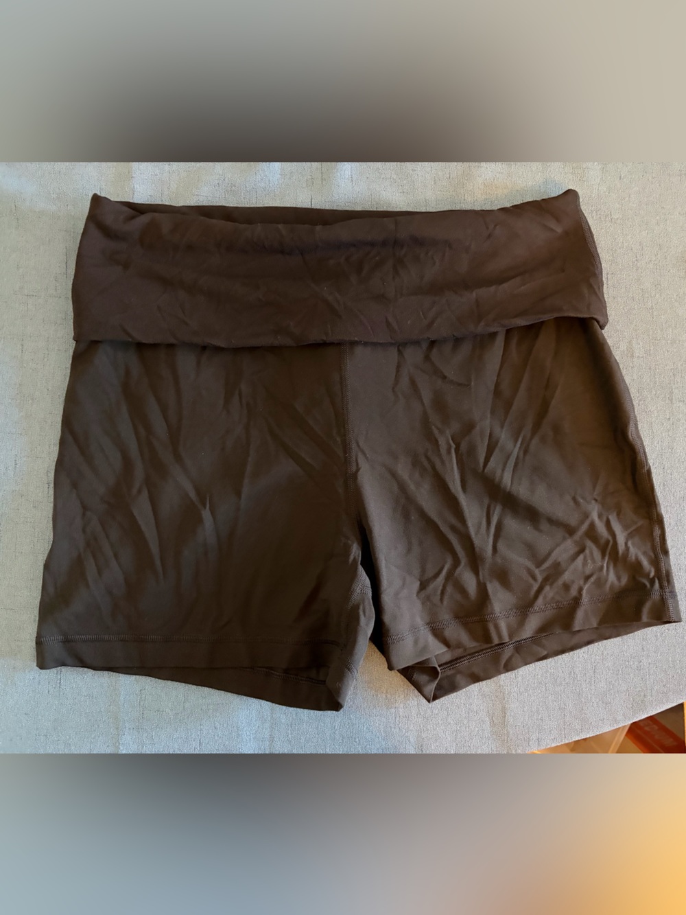 92. lululemon Foldover Waist Shorts, EUC, Size 14